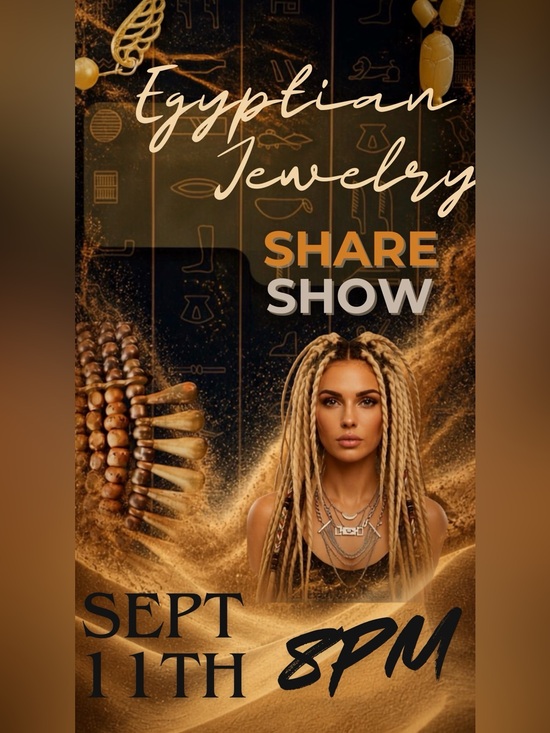 Egyptian Accessories - September 11th it’s ON!
